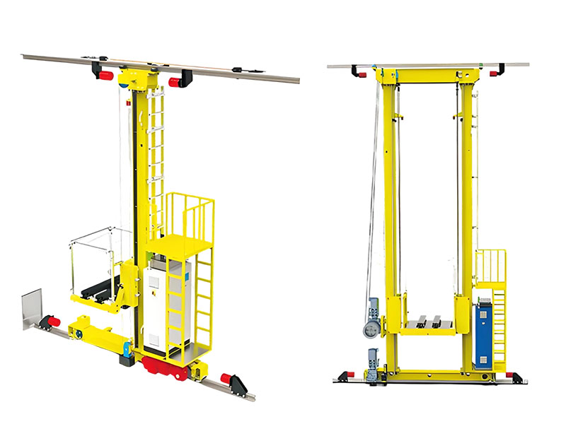 Warehouse stacker crane
