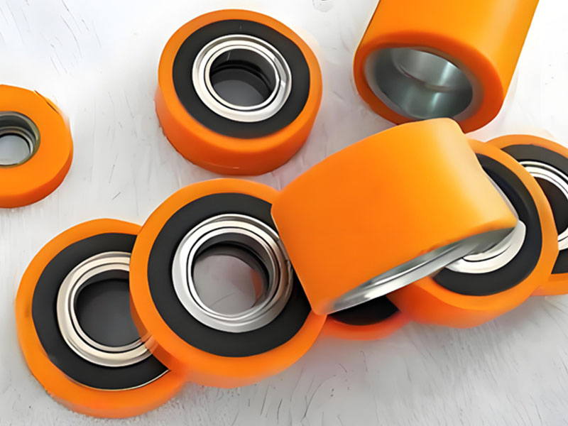 Polyurethane-coated wheels