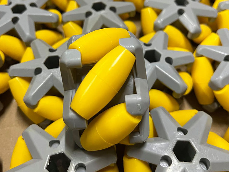 Polyurethane-coated wheels