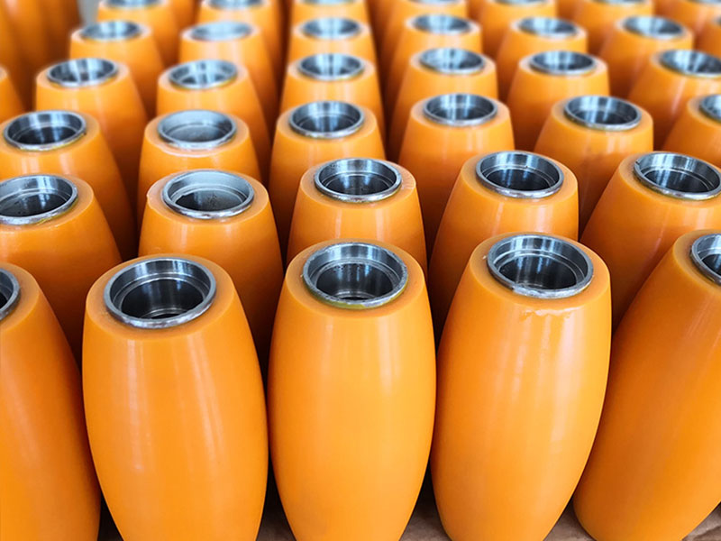 Polyurethane-coated wheels