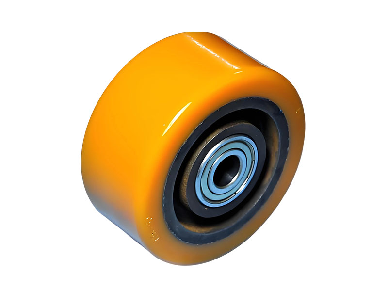 Polyurethane wheels with bearings