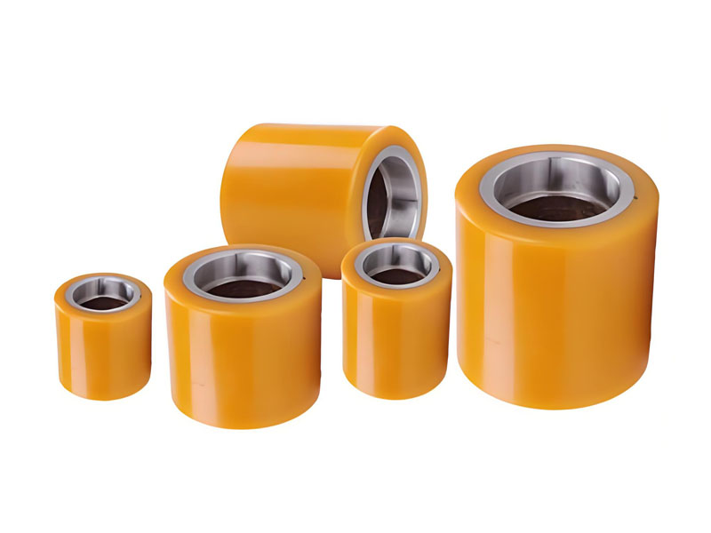 Polyurethane-coated wheels