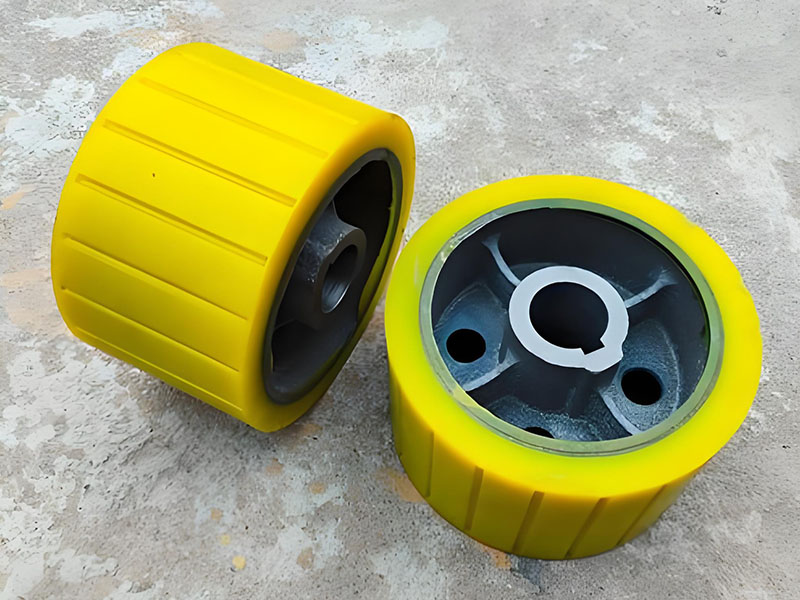 Polyurethane-coated wheels