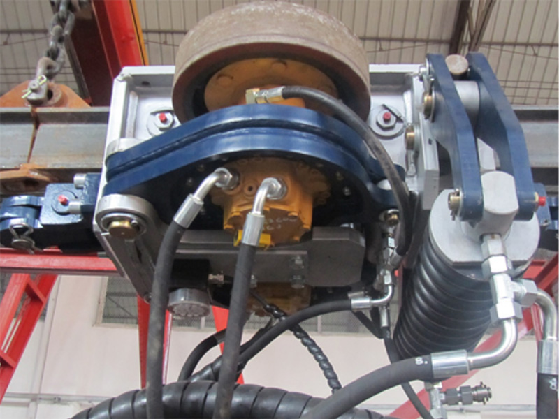 YALIDE NDIthane monorail friction wheel after 800h operation