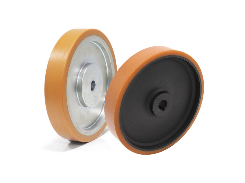 Friction driven wheel