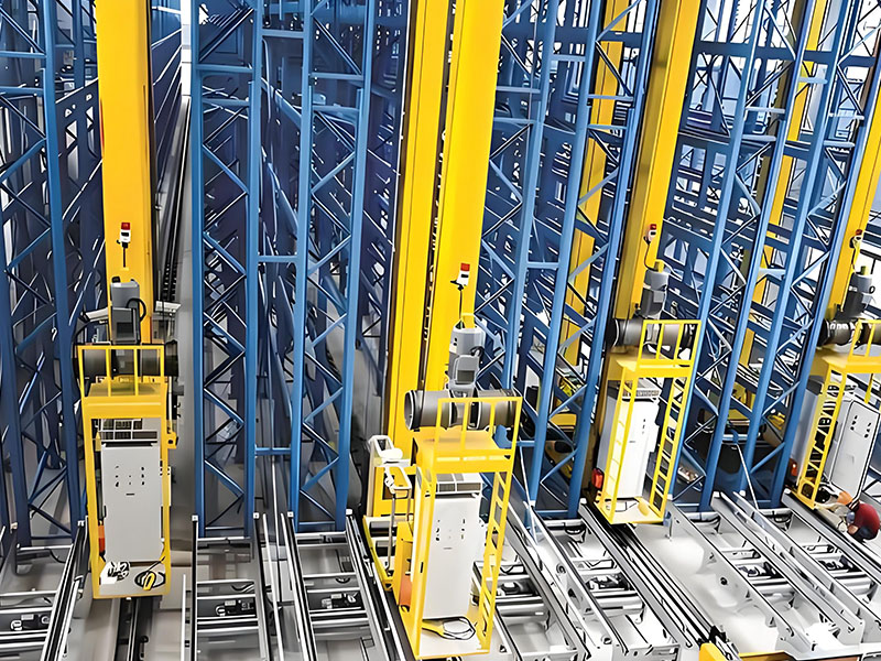 Warehouse stacker crane