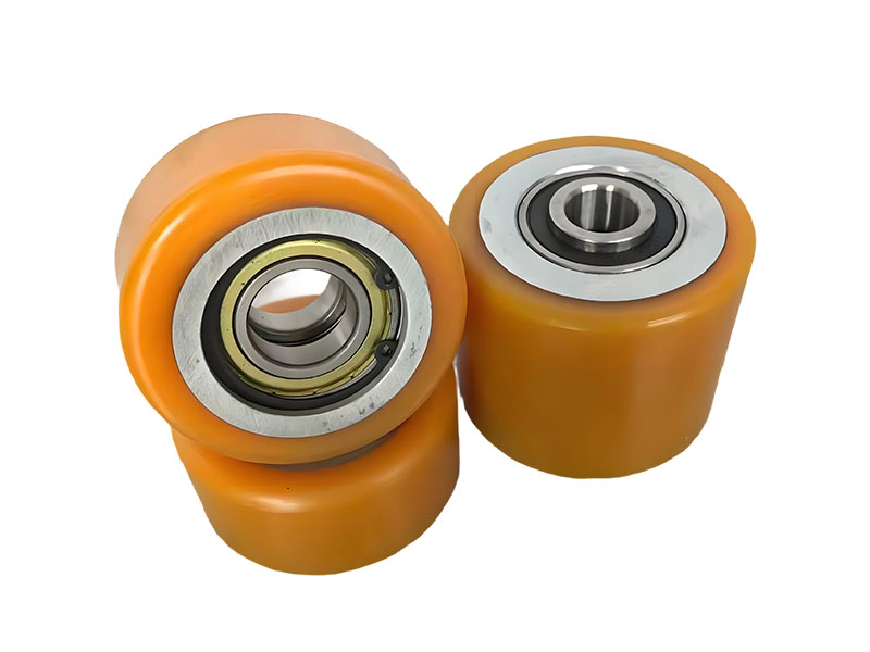 Polyurethane wheels with bearings