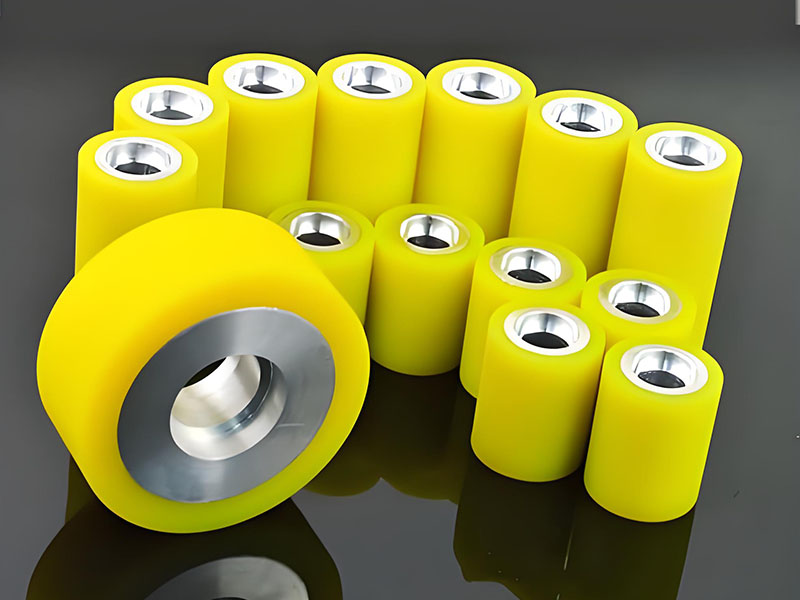 Polyurethane-coated wheels